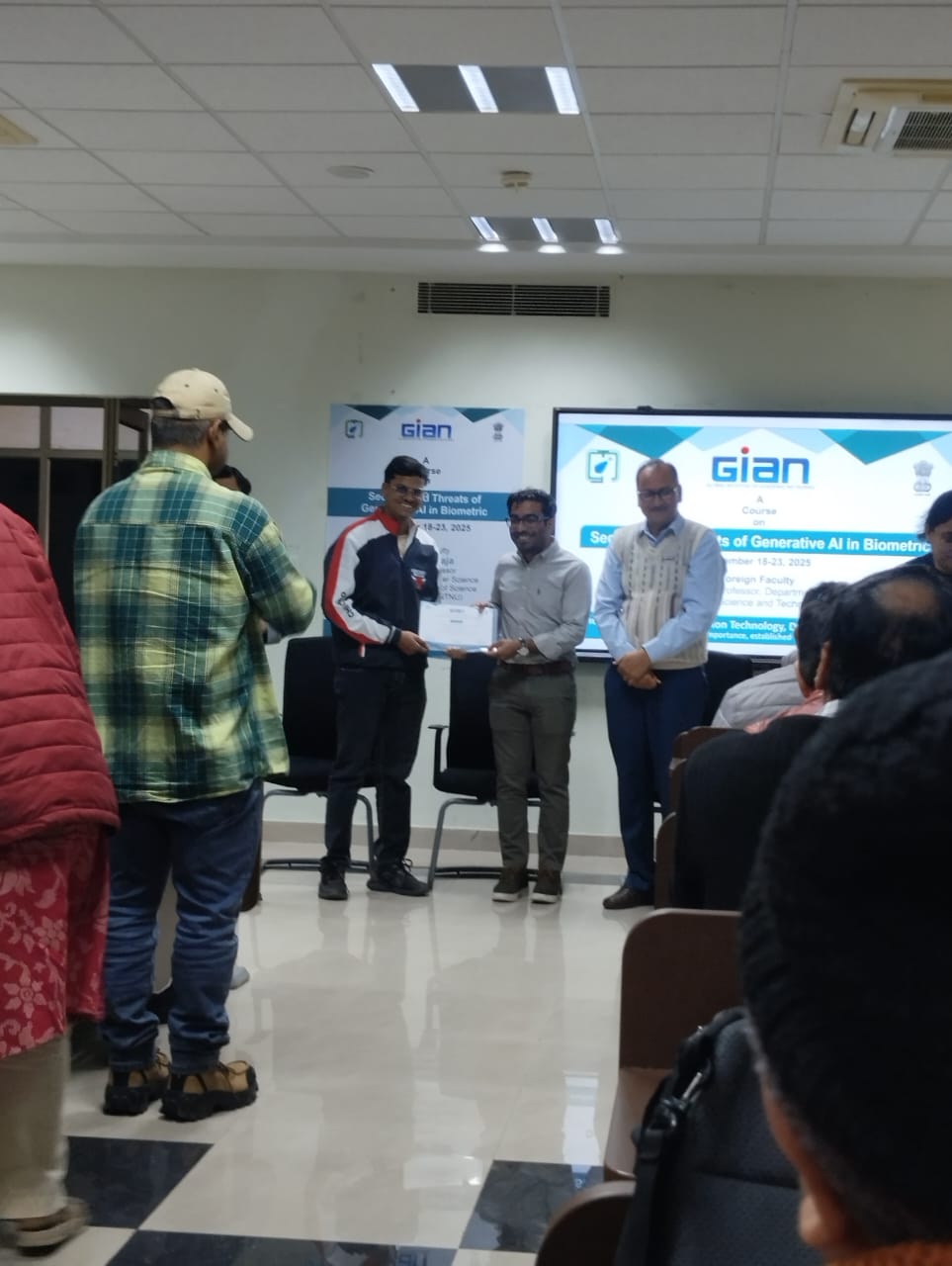 HCET Students at GIAN training program at IIITDM, Jabalpur